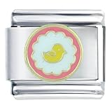 Animal Baby Duckling Italian Charms Bracelet Link
