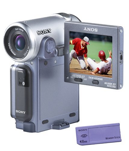 Cheap Sony DCRIP7BT MicroMV Digital Camcorder w/ 2.5" Hybrid LCD, 8MB Memory Stick, MPEG Movie, & Network Capability