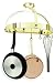 Enclume PR15-BP Crown Premier Wall Rack, Brass