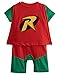 A&J Design Baby Boys' Robin Short Sleeve Romper Costume