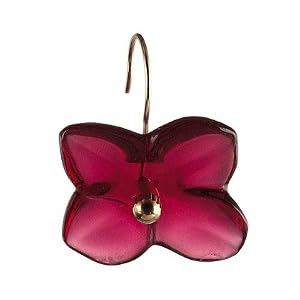 Baccarat Ruby Hortensia Wire Earrings 2-100-030