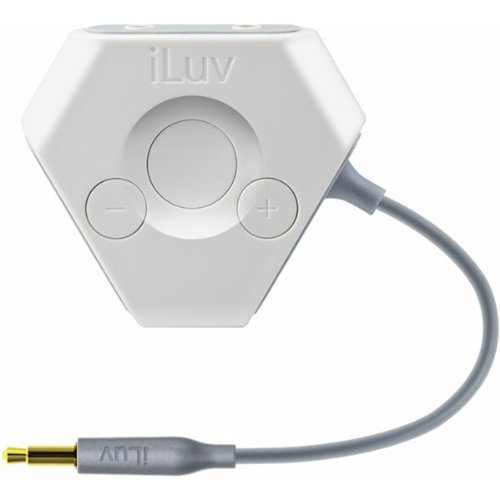 White 5-Way Audio Splitter With Remote And Volume Control