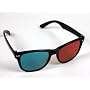 3D Glasses - ANACHROME (TM) Red and Cyan Anaglyph Glasses for YOUTUBE Viewing (1 Pair, Plastic) - with diopter
