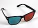 3D Glasses - ANACHROME (TM) Red and Cyan Anaglyph Glasses for YOUTUBE Viewing (1 Pair, Plastic) - with diopter