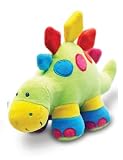 Keel Toys - 64773 - Jouet Premier Âge - Peluche - Dino Dinky - Debout - 35 cm - Vert/Multicolore