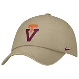 Nike Virginia Tech Hokies Khaki Throwback Campus Adjustable Hat