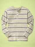 Gap Striped Henley Shirt