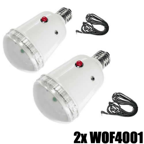 Synchroblitz Synchronblitzlampe DynaSun 2x WF4001 45Ws Studioblitz Studioleuchte mit Fotozelle Sync