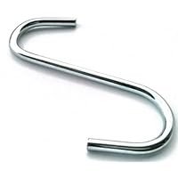 4 pack of Large S-hooks 12cm. For hanging Saucpans Kitchen utensils etc. Use in wardrobes, The shed, Greenhouse or for hanging baskets. 4cm hook openings