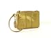Authentic Coach Julia Spotlight Leather Small Wristlet Bronze Gold 46810