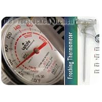 Update International THFR-17 5 1/2-Long Dial Frothing Thermometer