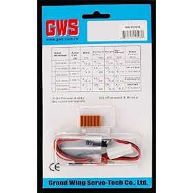 Li-Po ESC 480: JR from GWS Speed Controls