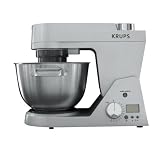 Krups KA950 Kitchen Machine Mixer with Built In Scales, Silver  from Tefal