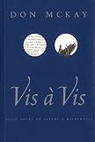 Vis a Vis: Field Notes on Poetry & Wilderness Don McKay