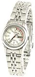 IMAGE OF Seiko 5 SYMA41 Stainless Steel Automatic Dress Watch White Dial