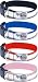 Reflective Dog Collar - Small White on Red