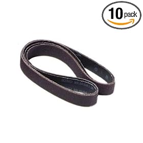 SAIT 64062 Closed Coat Zirconium 1 2-Inch x 18-Inch ZH 80 Grit Sanding Belt - 10 Pack by SAIT