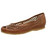 FRYE Women's Emma Woven Peep Toe Skimmer