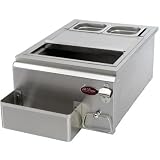 Cal Flame 18 Inch Built In Cocktail Center W/ Ice Bin Cooler