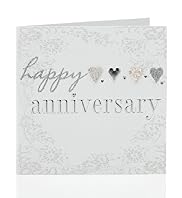 Happy Anniversary Hearts Card