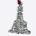 Pewter Lighthouse Christmas Ornament