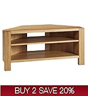Sonoma Light Corner Media Unit
