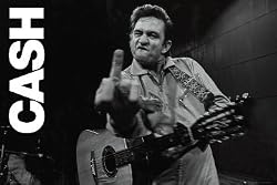 Johnny Cash Poster ~ Giving the Finger ~ San Quentin ~ 24x36"