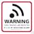 Two Alarm Warning Security Stickers