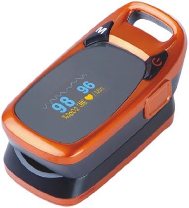 HL-70C Fingertip Pulse Oximeter - Orange