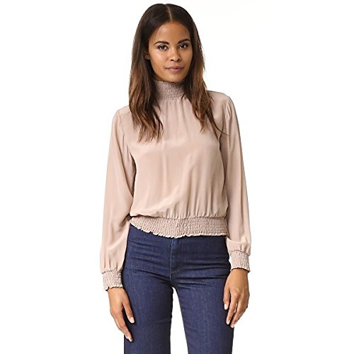 ANINE BING(アニン ビン) レディース カットソー High Neck Smock Top Mauve [並行輸入品]