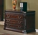 Storage File Cabinet in Rich Brown Finish