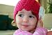 Crochet Pattern lace pink hat with flower, 4 sizes from newborn to 5 years plus (Crochet Hat)