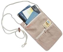 Rick Steves Silk Neck Wallet, Natural