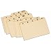 Globe-Weis Manila Card Index Guides, 1/5 Cut, 3 x 5 Inches, A-Z Index, (3255)