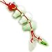 Money Talisman Natural Jade Triple Lucky Wulu Cell Phone Charm