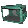Moss Green Deluxe Portable Soft Crate