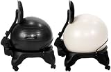 Isokinetics Inc. Exercise Ball Office Chair with Adustable Back - Choice of Ball Color - With Pump