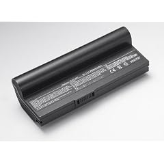 Akku f�r Asus Eee PC 901 904 HD 1000 H GO 1000HD HE 1000HG 1200 7200mAh 6 Zellen in Schwarz AL23-901