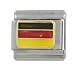 SilverBin Enamel Paint German Flag Stainless Steel Italian Charm Link