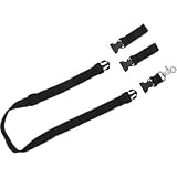 The Buddy System - Hands Free Leash - Small Dog System - Black Extra Buddy