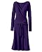 Knit surplice dress