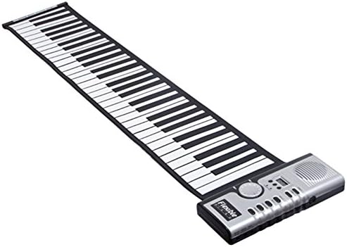 Museunlimited 61 Keys Soft Roll Up Electric Piano Keyboard Flexible Professional