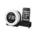 Sony ICF-C7IP Clock Radio for iPod and iPhone with Hidden Sliding Dock Tray