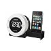 image and picture of Sony ICF-C7IP Clock Radio for iPod and iPhone with Hidden Sliding Dock Tray