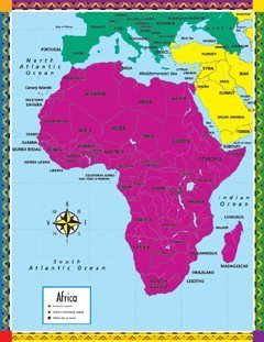 Cover image : Chart Map Of Africa 17 X 22