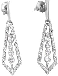 0.75ctw Diamond Dangle Earrings