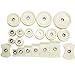 Tenflyer 20pcs Watch Back Press Fitting Dies Watch Repair Kit Round and Rectangular