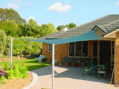 Kitchen: Coolaroo 399689 17 Ft 9 Inch Square Shade Sail in Brunswick Green