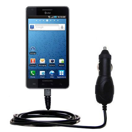 Rapid Car / Auto Charger for the Samsung Infuse 4G - uses Gomadic TipExchange Technology