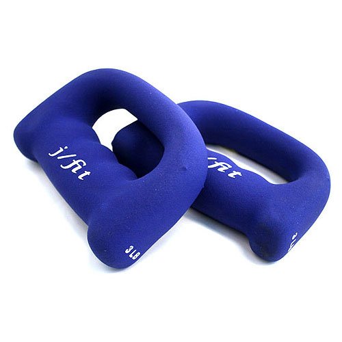 JFit Neoprene Grip Dumbbell Weight Set - 3 lbs